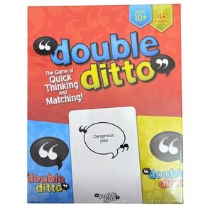 Double Ditto Hilarious Award Winning Family Game  4+ players Ages 10+ Sealed